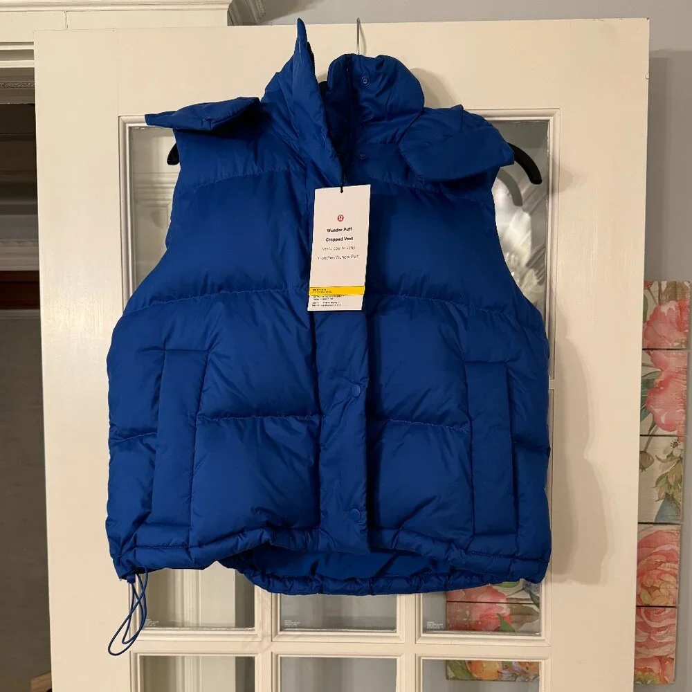 lululemon athletica Blue Puffy Vest